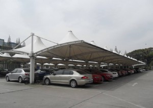 膜結(jié)構(gòu)汽車(chē)停車(chē)棚使用出現(xiàn)破損損壞后如何處理?